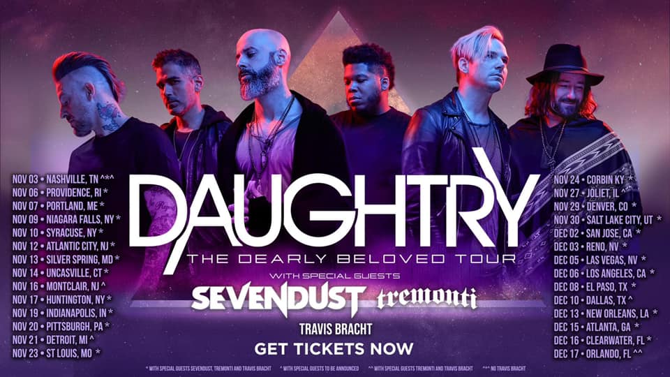 ON TOUR Daughtry with Sevendust + Tremonti