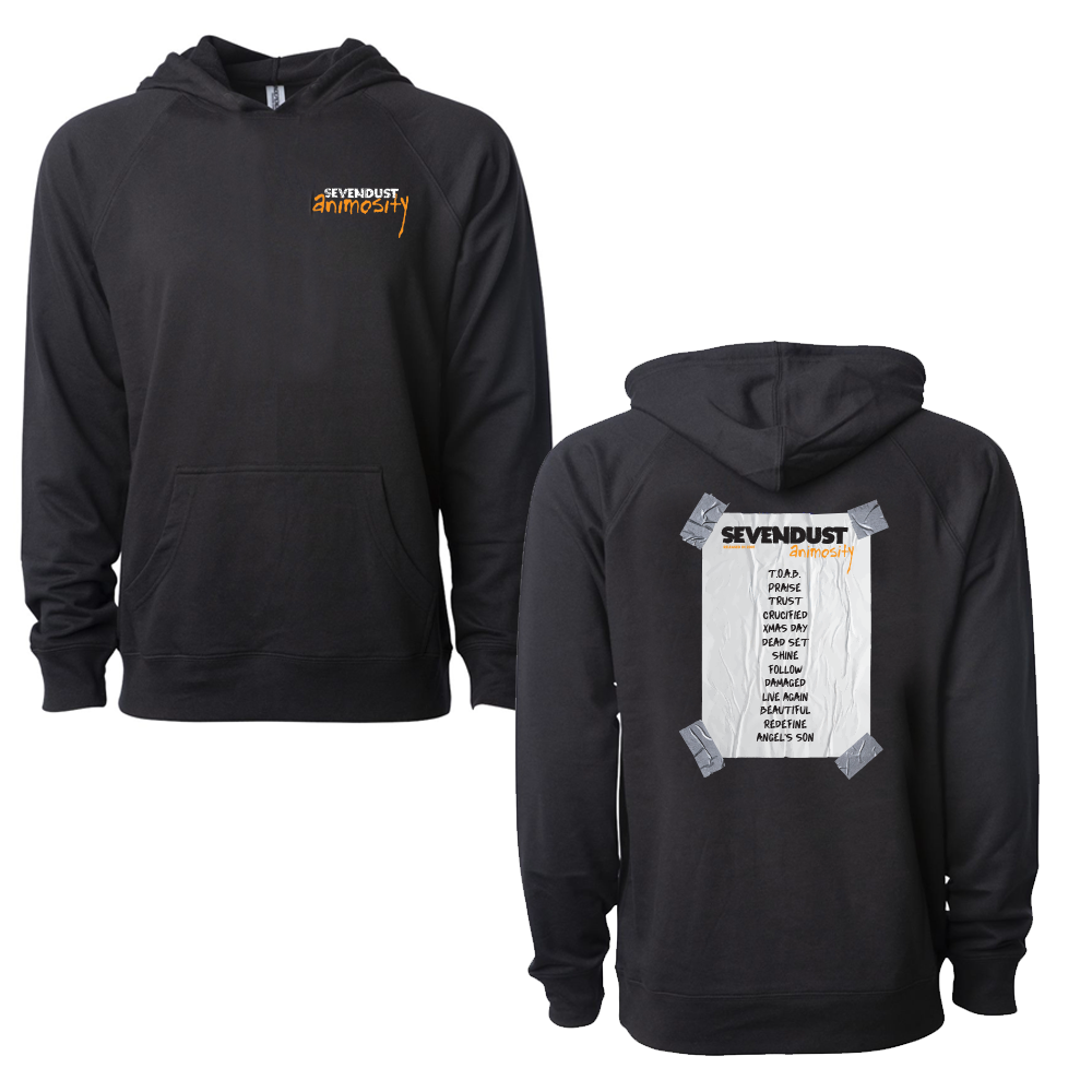 Animosity Tour 2022 PULL OVER THIN HOODIE Sevendust